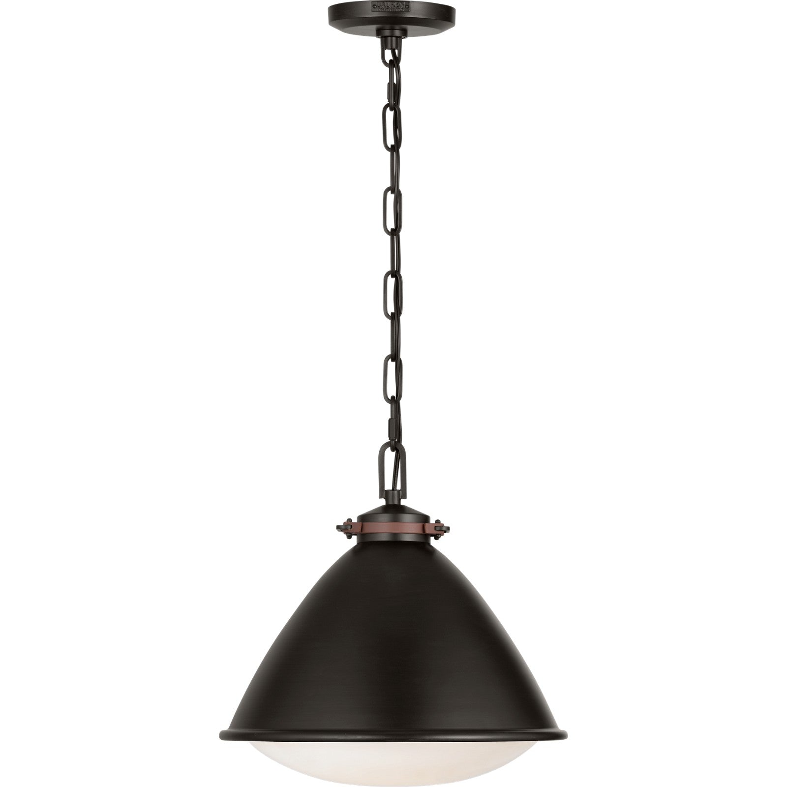 Hayward Medium Pendant Aged Iron - Ralph Lauren Ceiling Lights