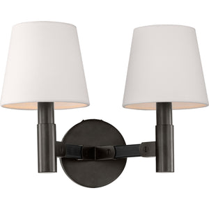 Grayson Medium Sconce Aged Iron - Ralph Lauren Wall Lights