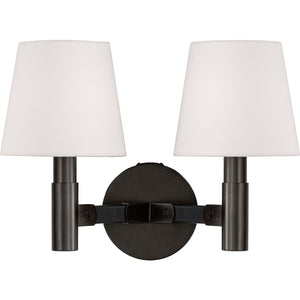Grayson Medium Sconce Aged Iron - Ralph Lauren Wall Lights