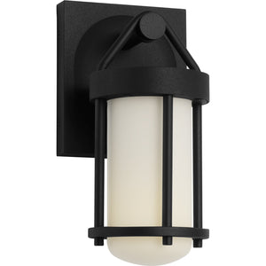 Otis 10" Wall Lantern in Textured Black - Visual Comfort Outdoor Lighting