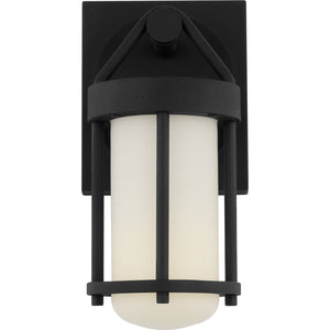 Otis 10" Wall Lantern in Textured Black - Visual Comfort Outdoor Lighting