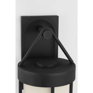 Otis 22" Wall Lantern in Textured Black - Visual Comfort Outdoor Lighting