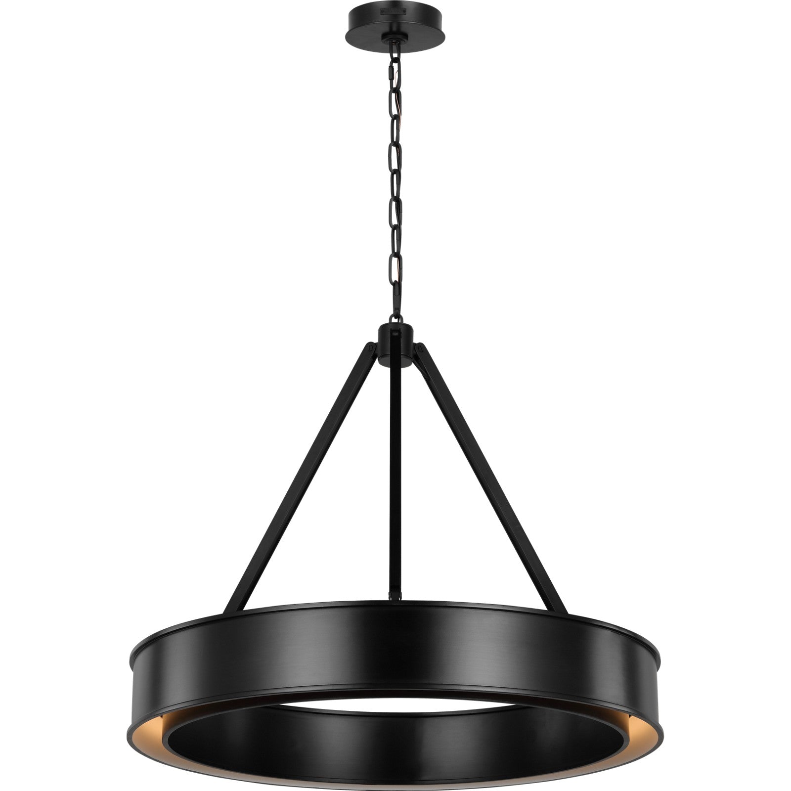 Leonard Medium Chandelier Aged Iron Bulbs Inc - Ralph Lauren Ceiling Lights