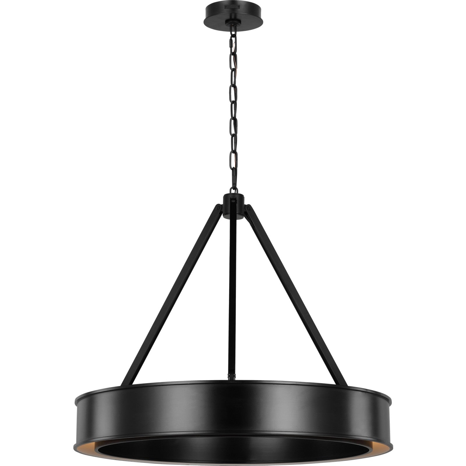 Leonard Medium Chandelier Aged Iron Bulbs Inc - Ralph Lauren Ceiling Lights