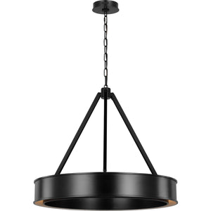 Leonard Medium Chandelier Aged Iron Bulbs Inc - Ralph Lauren Ceiling Lights