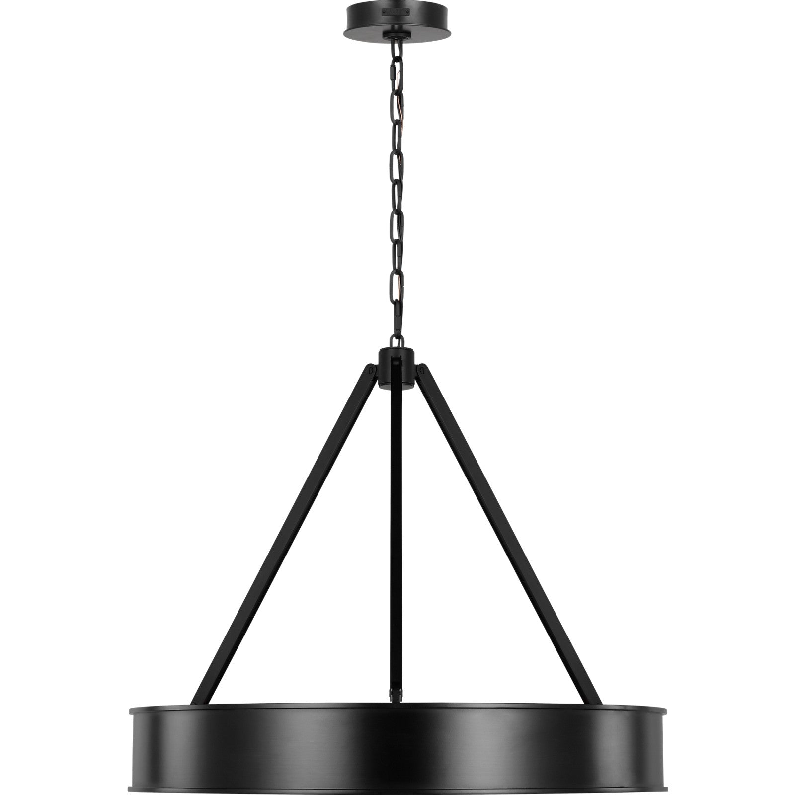 Leonard Medium Chandelier Aged Iron Bulbs Inc - Ralph Lauren Ceiling Lights