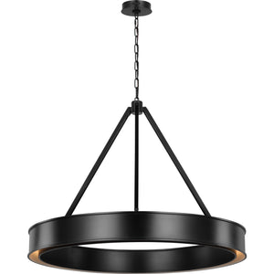 Leonard Large Chandelier Aged Iron Bulbs Inc - Ralph Lauren Ceiling Lights