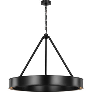Leonard Large Chandelier Aged Iron Bulbs Inc - Ralph Lauren Ceiling Lights