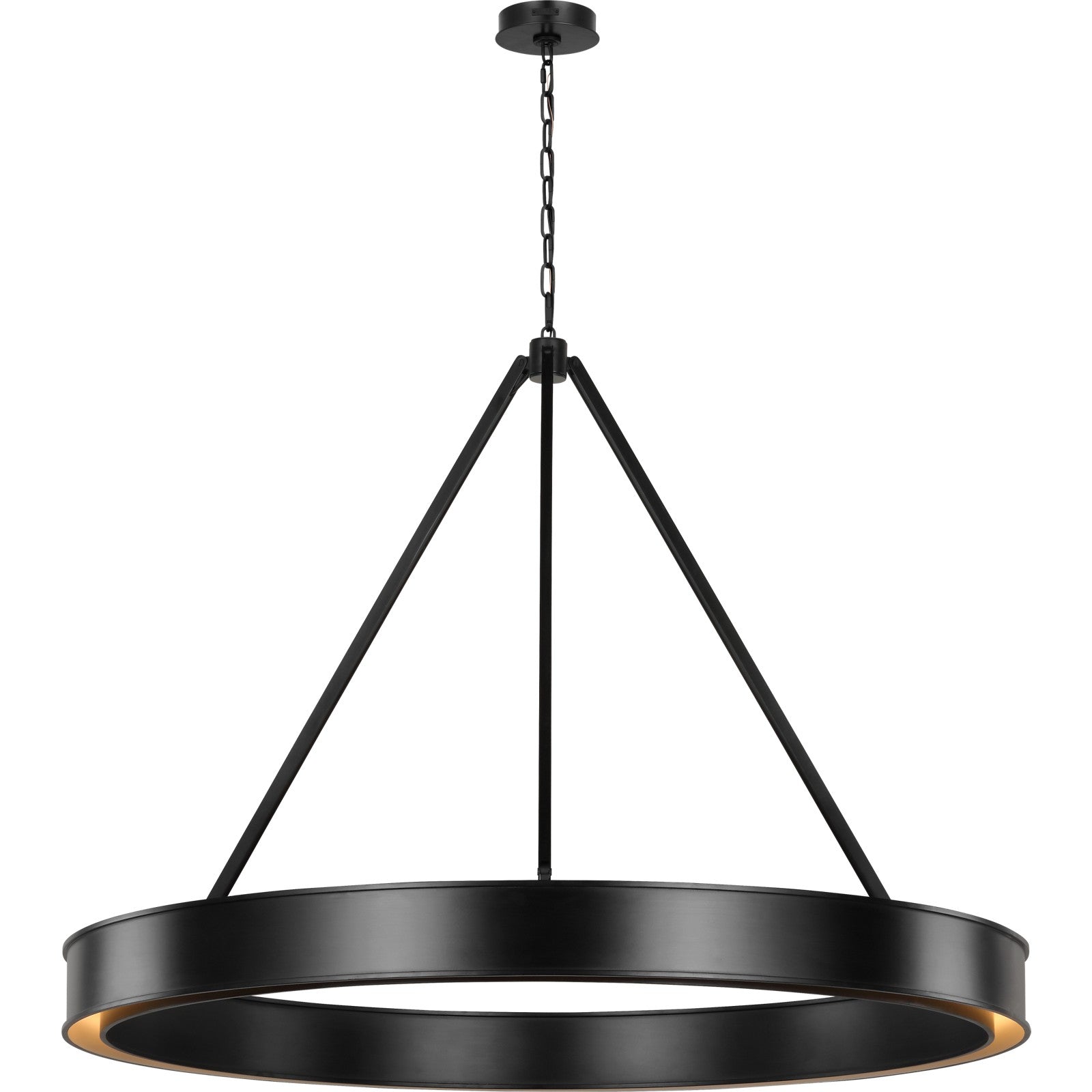 Leonard Extra Large Chandelier Aged Iron Bulbs Inc - Ralph Lauren Ceiling Lights