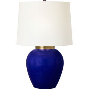 Lilian Medium Table Lamp Crystal Cobalt - Ralph Lauren Table Lamps