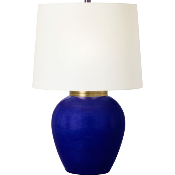 Lilian Medium Table Lamp Crystal Cobalt - Ralph Lauren Table Lamps