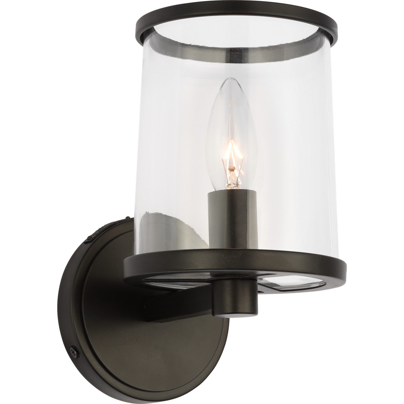 Reynolds Small Vanity Aged Iron - Ralph Lauren Wall Lights