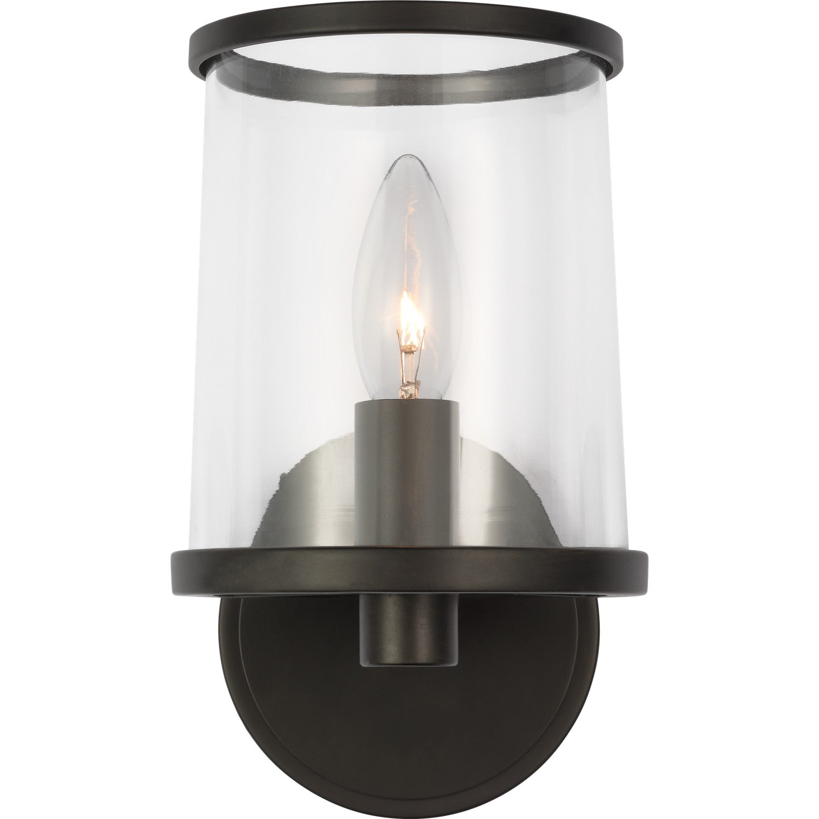 Reynolds Small Vanity Aged Iron - Ralph Lauren Wall Lights