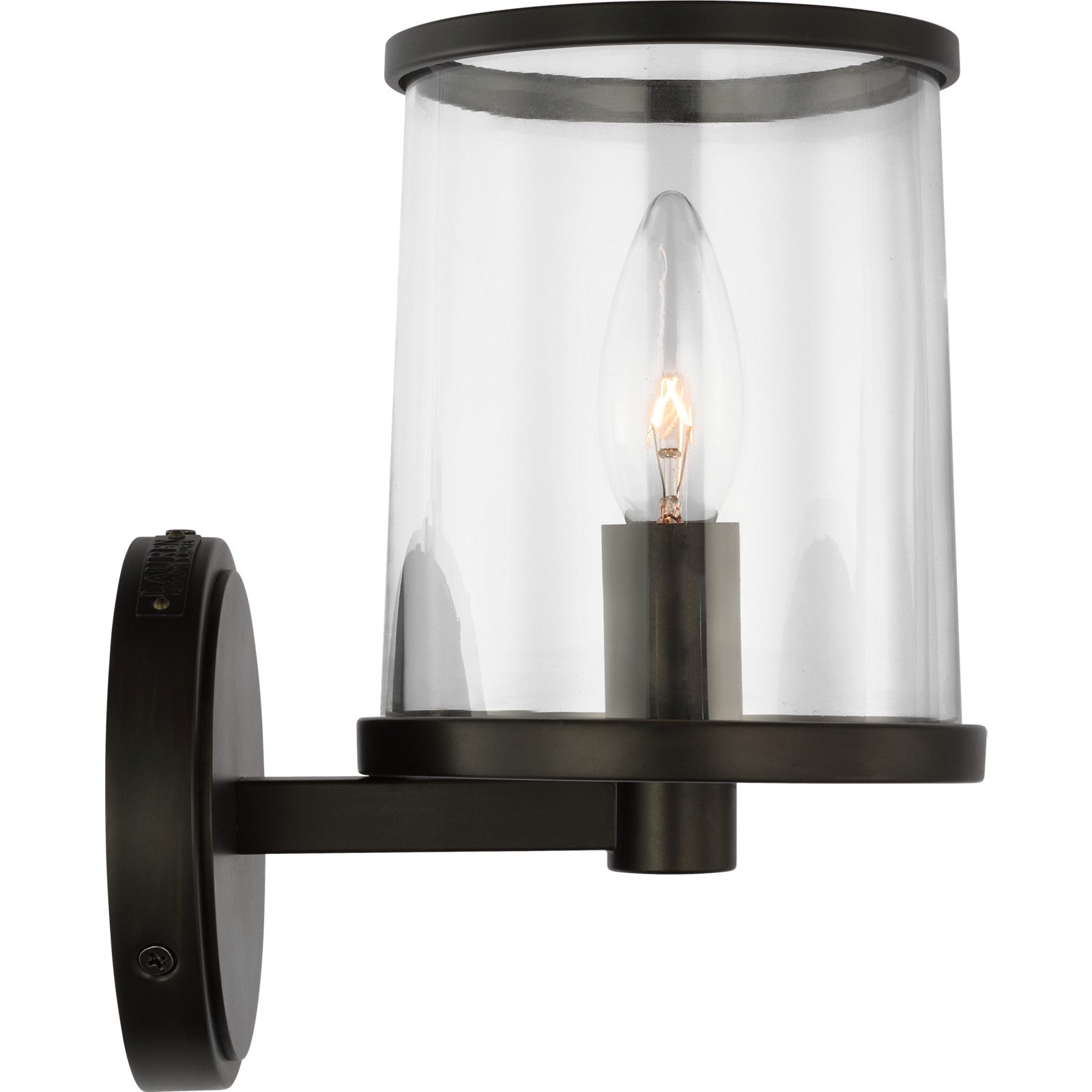Reynolds Small Vanity Aged Iron - Ralph Lauren Wall Lights