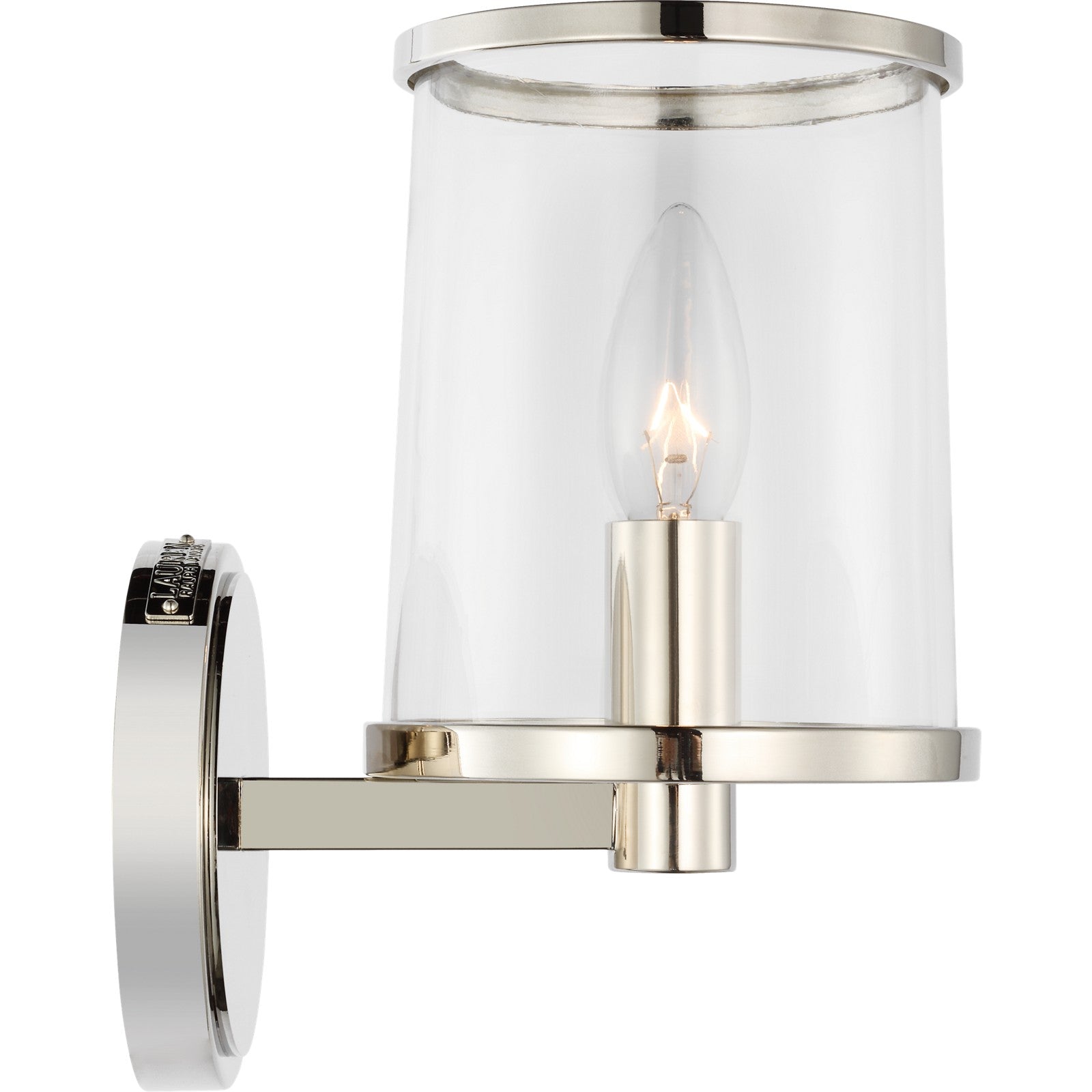 Reynolds Small Vanity Aged Iron - Ralph Lauren Wall Lights