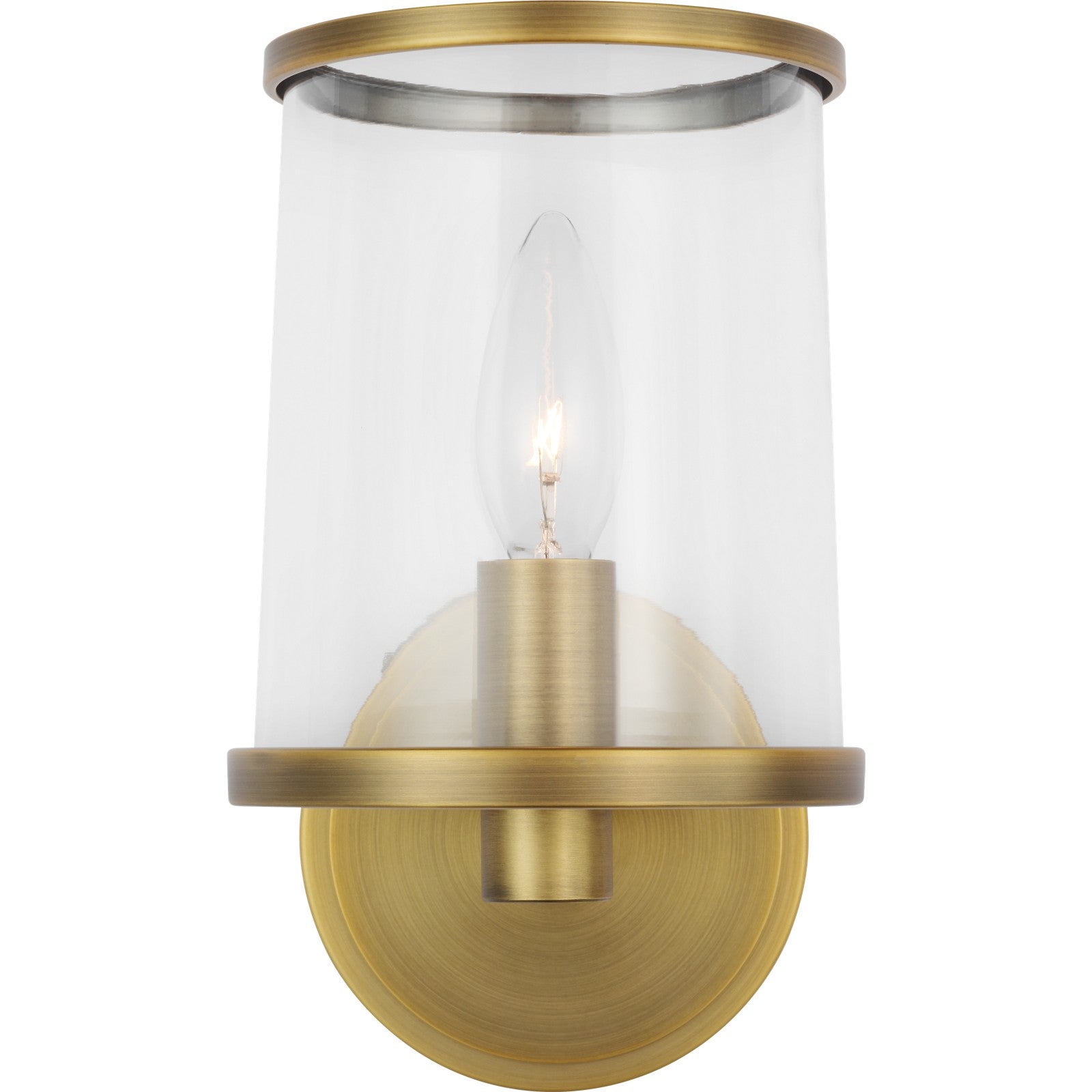 Reynolds Small Vanity Aged Iron - Ralph Lauren Wall Lights