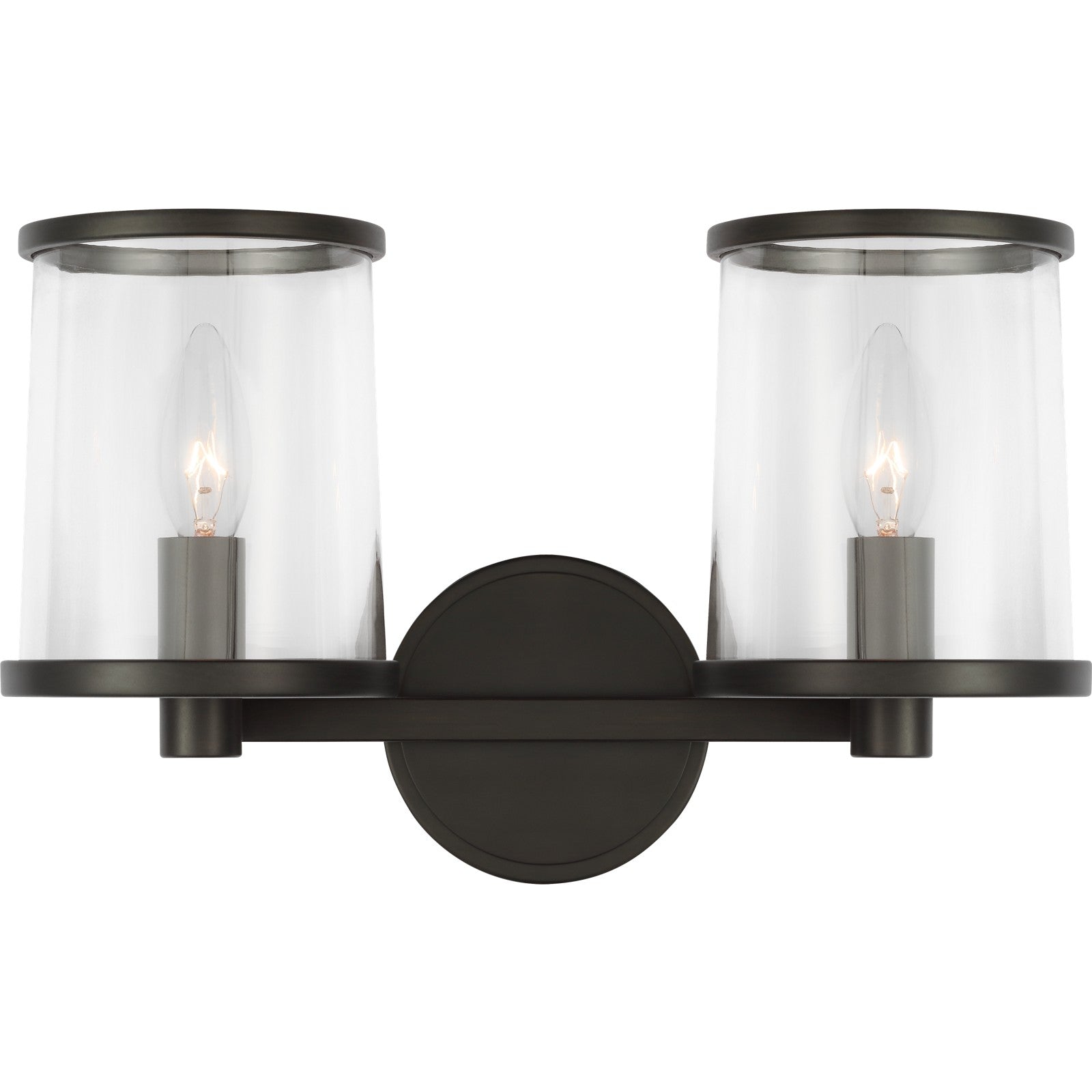 Reynolds Medium Vanity Aged Iron - Ralph Lauren Wall Lights