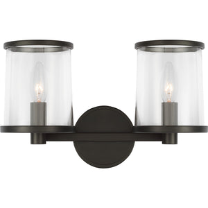 Reynolds Medium Vanity Aged Iron - Ralph Lauren Wall Lights