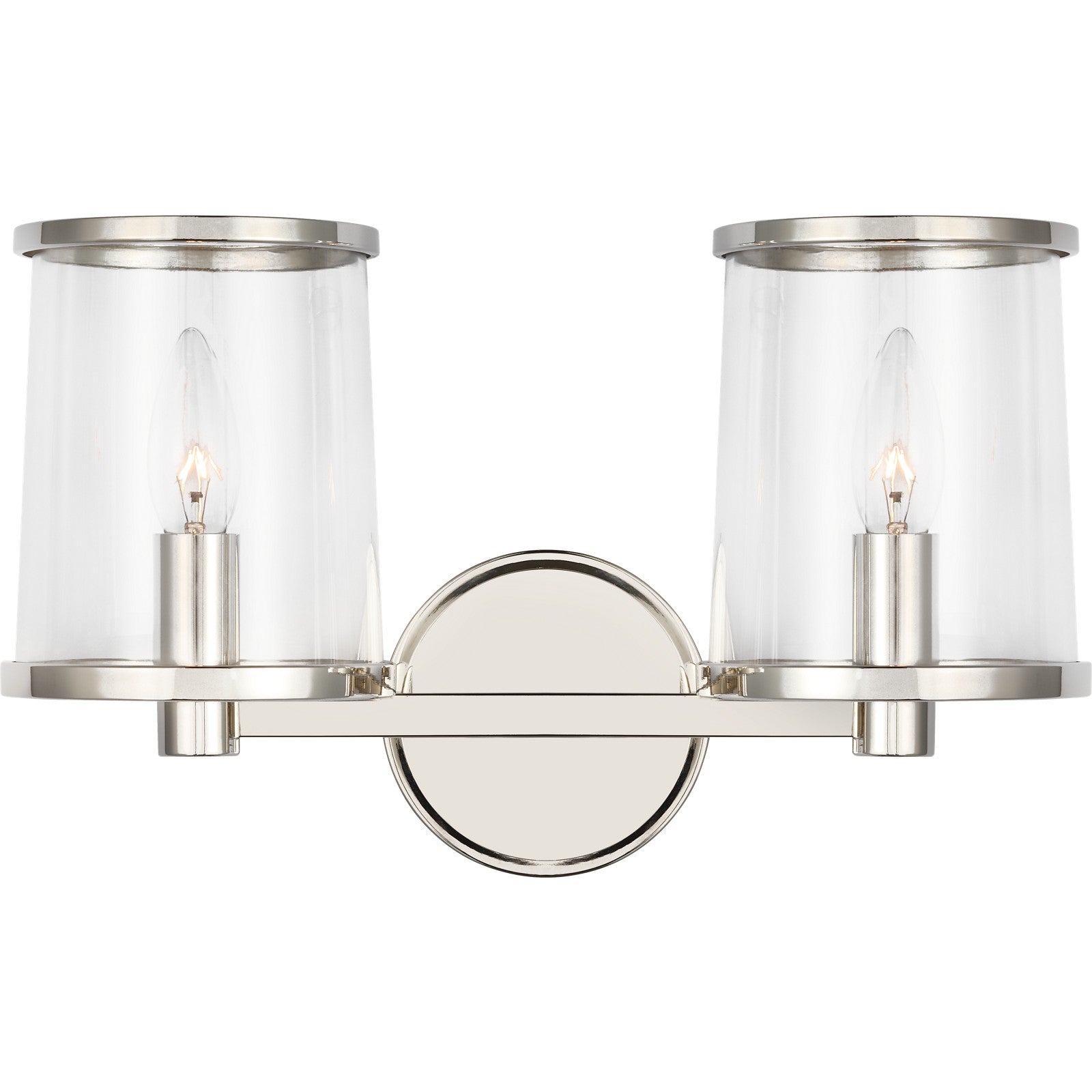 Reynolds Medium Vanity Aged Iron - Ralph Lauren Wall Lights