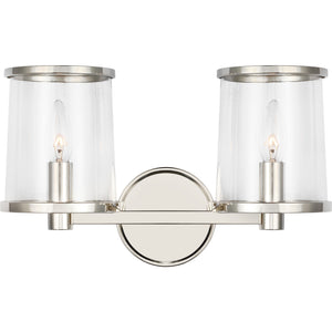 Reynolds Medium Vanity Aged Iron - Ralph Lauren Wall Lights