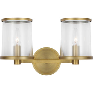 Reynolds Medium Vanity Aged Iron - Ralph Lauren Wall Lights