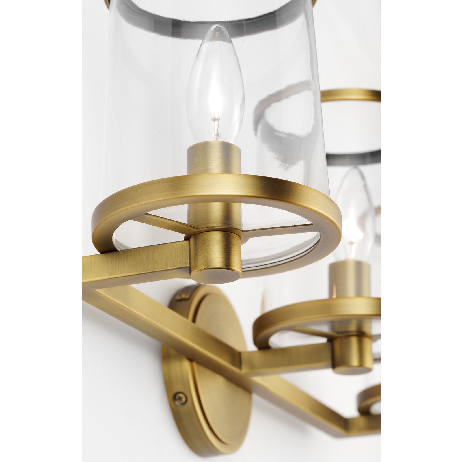 Reynolds Large Vanity Aged Iron - Ralph Lauren Wall Lights