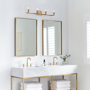 Fullton Four Light Wall / Bath Satin Brass - Visual Comfort Wall Lights