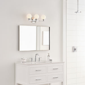 Clybourn Three Light Wall / Bath Chrome - Visual Comfort Wall Lights