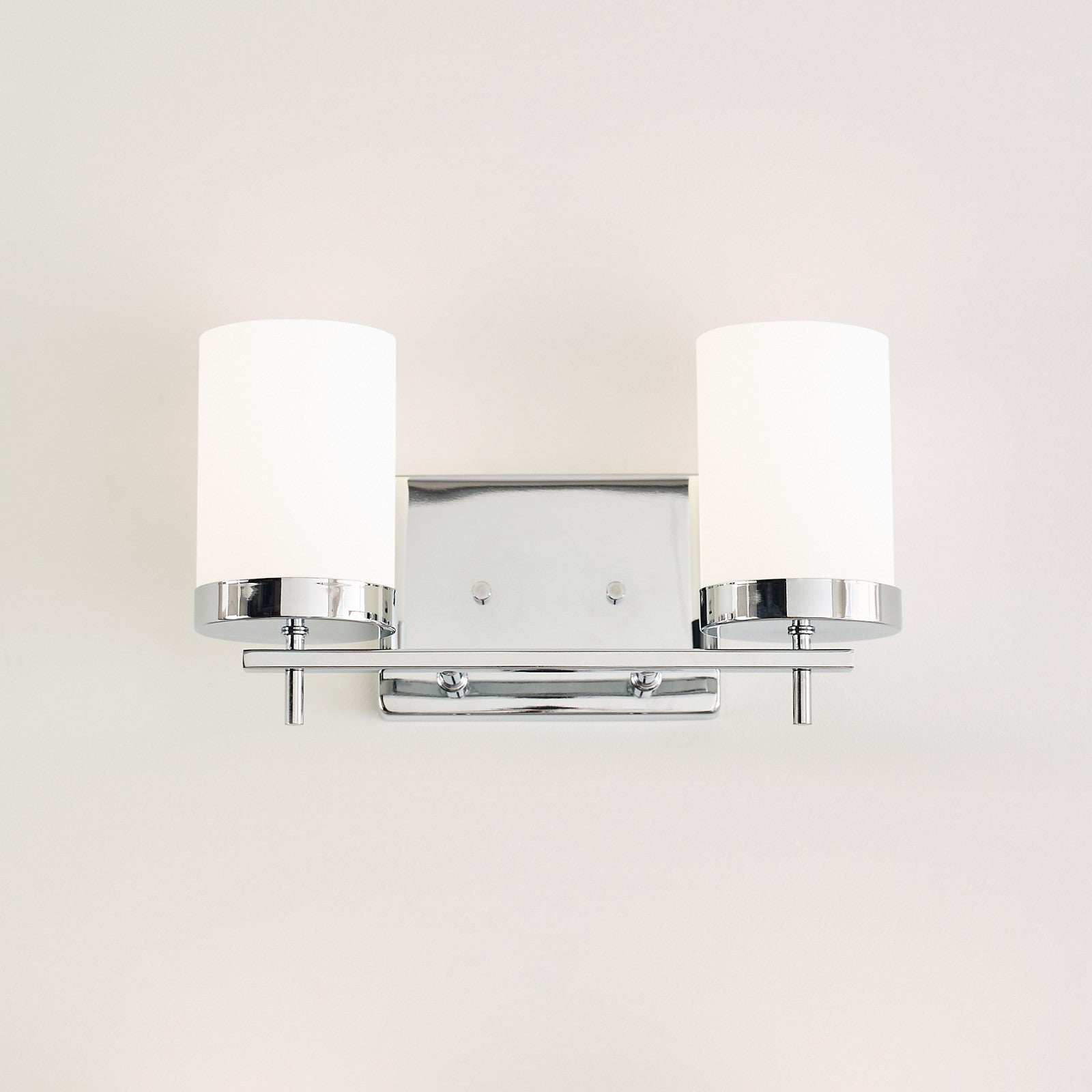 Zire Two Light Bath Chrome Bulbs IIncluded - Visual Comfort Wall Lights