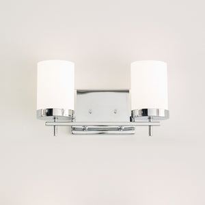 Zire Two Light Bath Chrome Bulbs IIncluded - Visual Comfort Wall Lights
