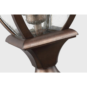 Oakmont Post Lantern Patina Bronze - Visual Comfort Outdoor Lighting