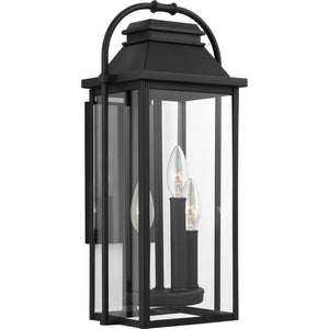 Wellsworth Small Lantern Textured Black - Visual Comfort Outdoor Lighting