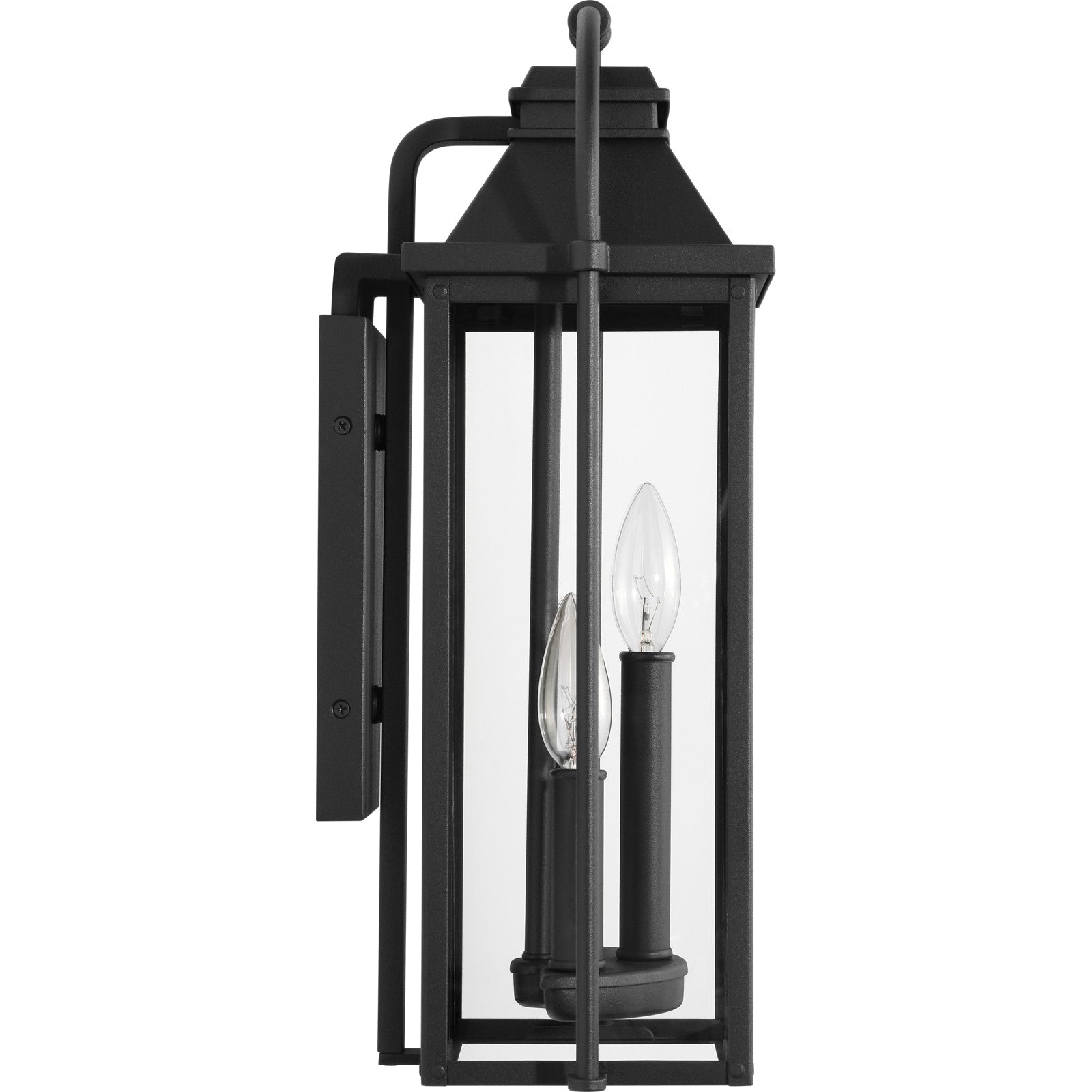 Wellsworth Small Lantern Textured Black - Visual Comfort Outdoor Lighting