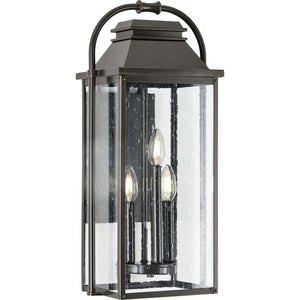 Wellsworth Medium Lantern Antique Bronze - Visual Comfort Outdoor Lighting