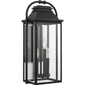 Wellsworth Medium Lantern Antique Bronze - Visual Comfort Outdoor Lighting