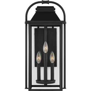 Wellsworth Medium Lantern Antique Bronze - Visual Comfort Outdoor Lighting
