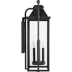Wellsworth Large Lantern Textured Black - Visual Comfort Outdoor Lighting