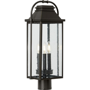 Wellsworth Post Lantern Antique Bronze - Visual Comfort Outdoor Lighting