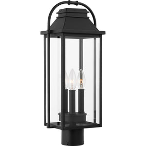 Wellsworth Post Lantern Antique Bronze - Visual Comfort Outdoor Lighting