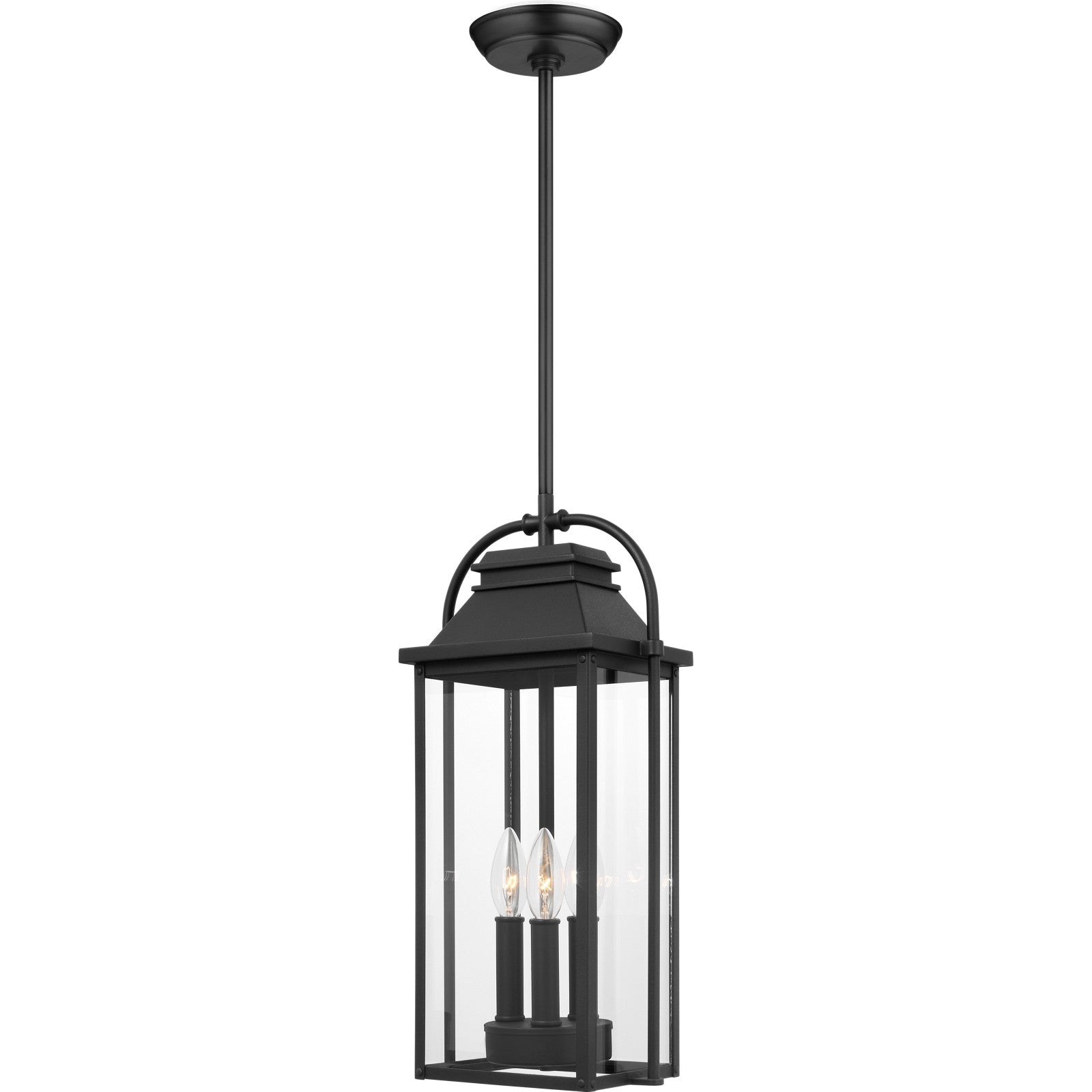 Wellsworth Pendant Antique Bronze - Visual Comfort Outdoor Lighting