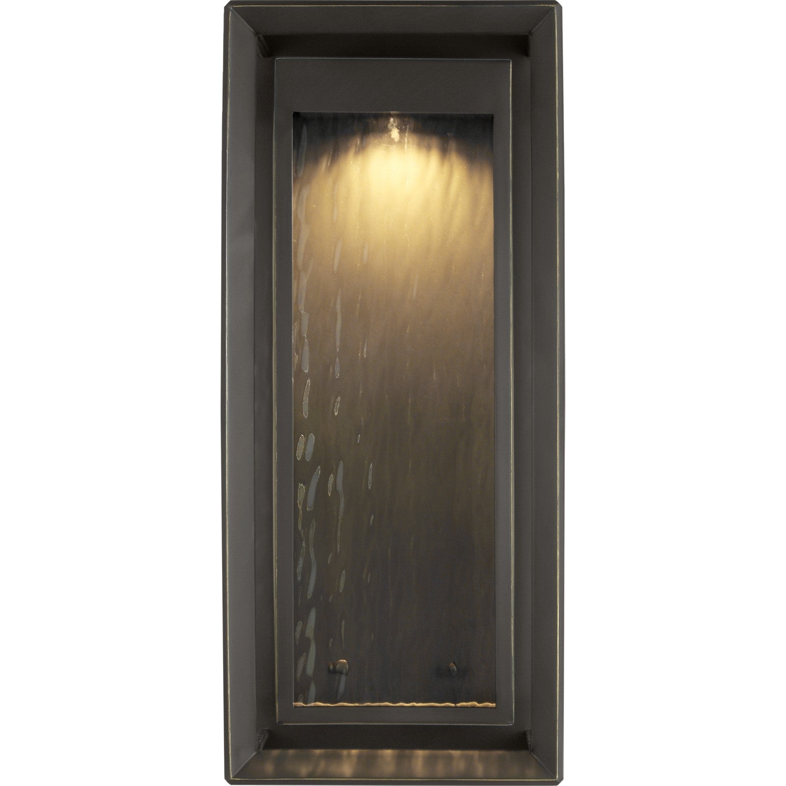 Urbandale Grande Wall Lantern in Textured Black - Visual Comfort Outdoor Lighting