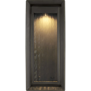 Urbandale Grande Wall Lantern in Textured Black - Visual Comfort Outdoor Lighting