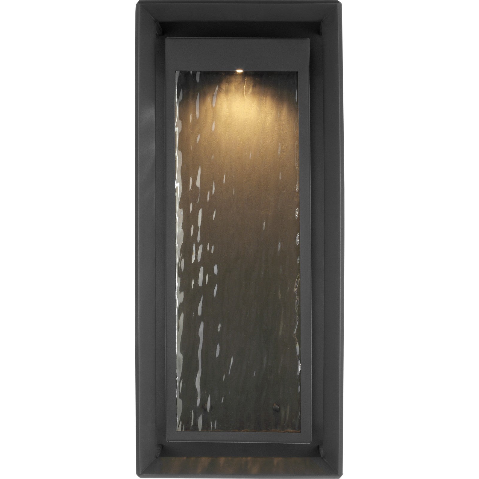 Urbandale Grande Wall Lantern in Textured Black - Visual Comfort Outdoor Lighting