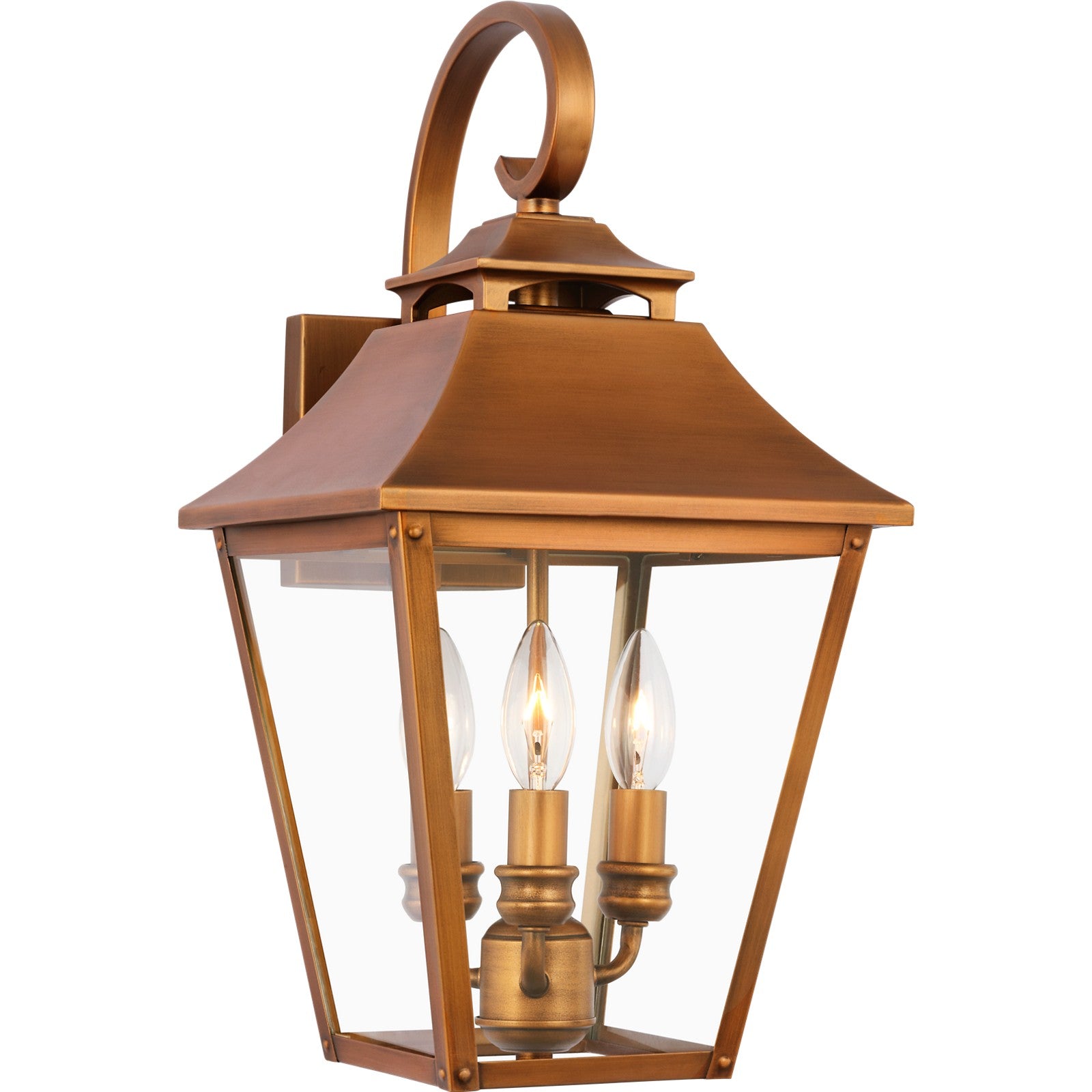 Galena Medium Lantern Sable - Visual Comfort Outdoor Lighting