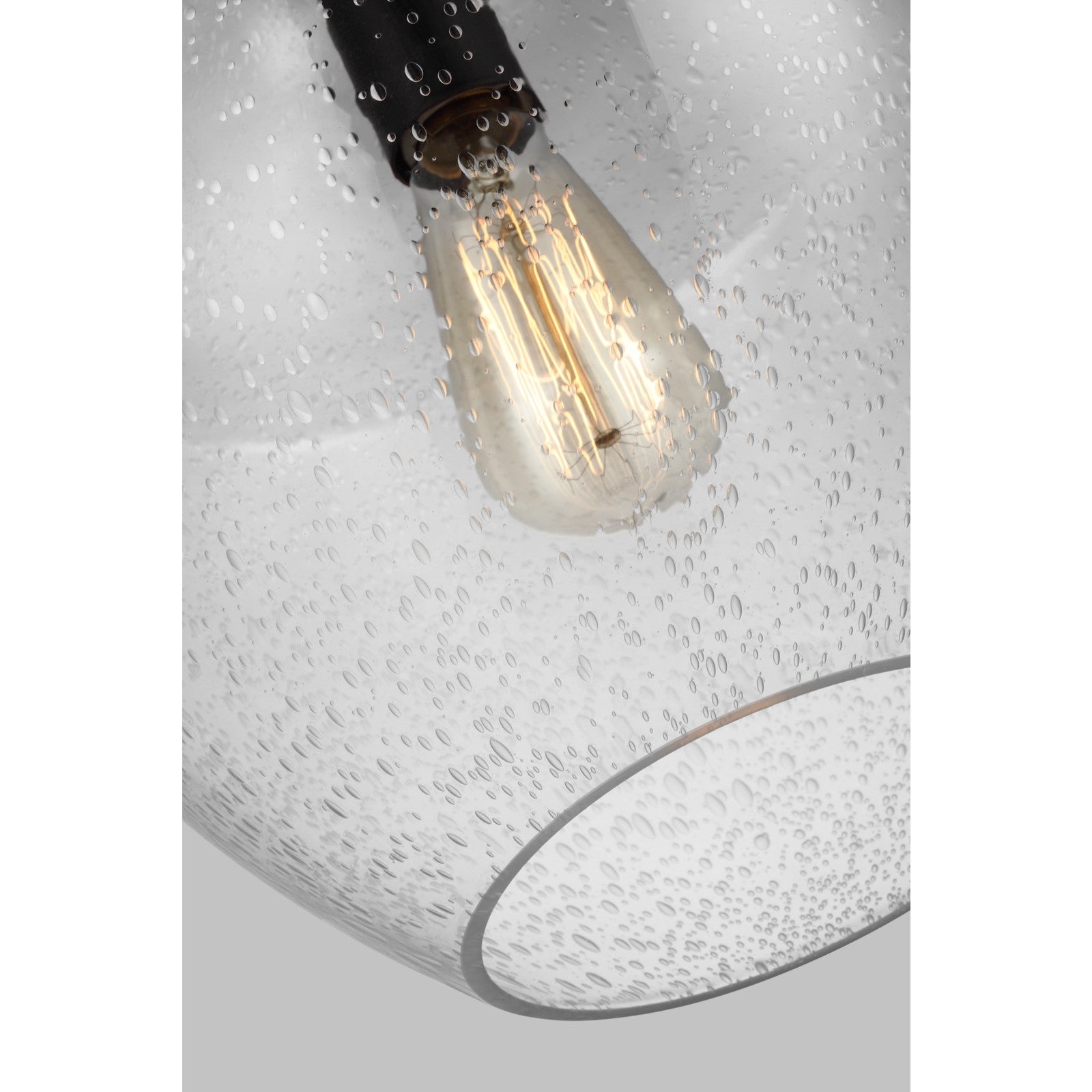 Baylor One Light Pendant in Satin Nickel - Visual Comfort Ceiling Lights