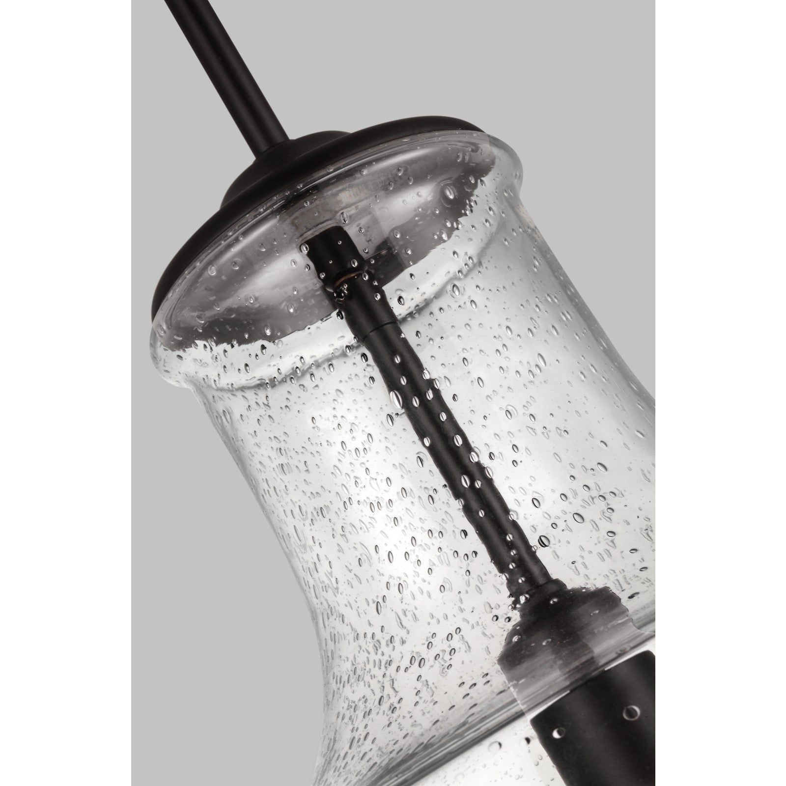 Baylor One Light Pendant in Satin Nickel - Visual Comfort Ceiling Lights