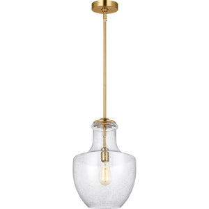 Baylor One Light Pendant in Satin Nickel