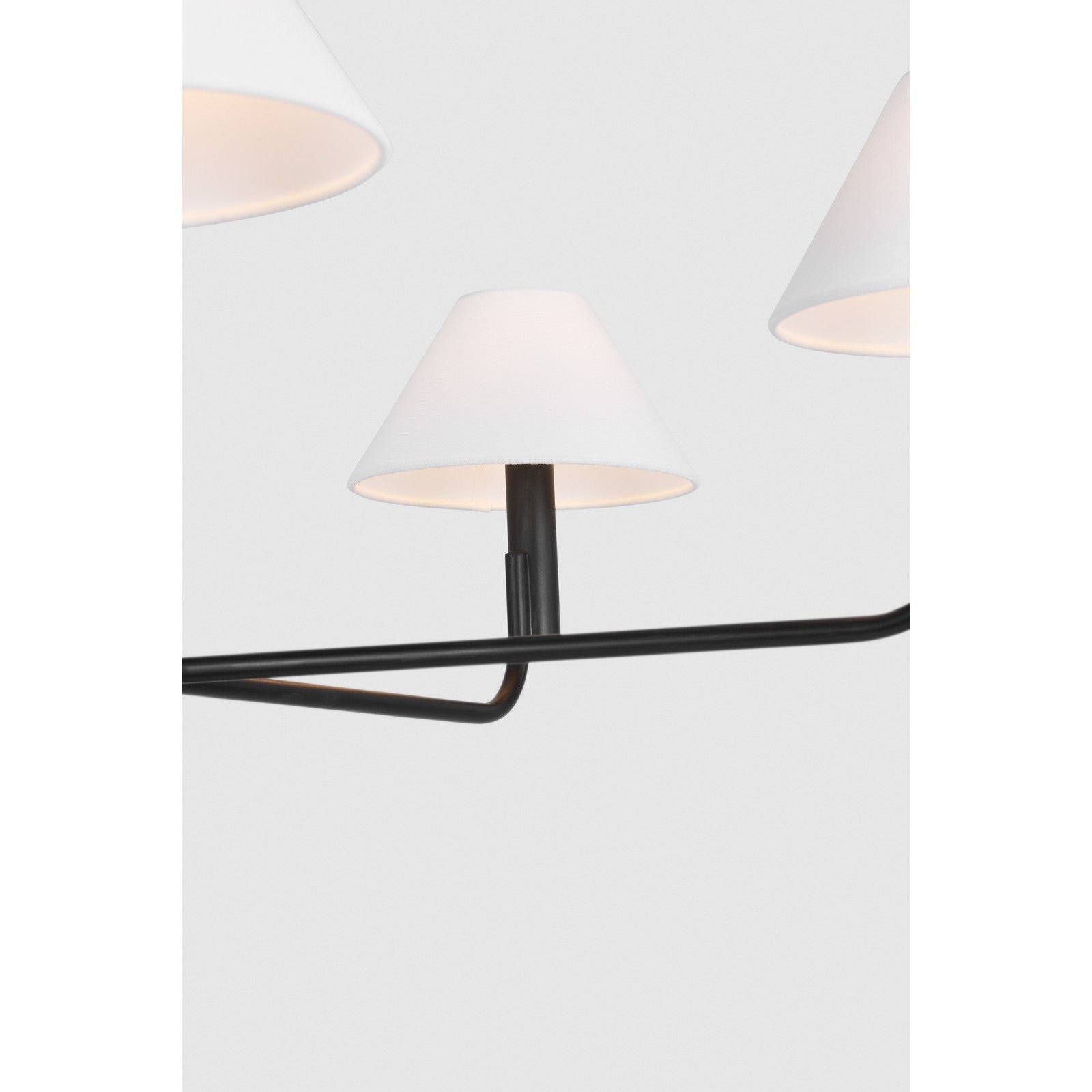 Colfax Large Chandelier Aged Iron - Visual Comfort Ceiling Lights