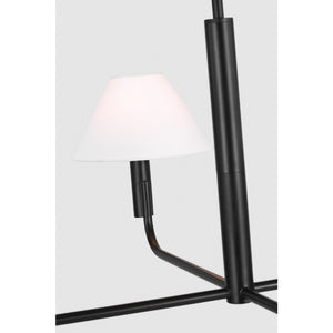 Colfax Mediium Chandelier Aged Iron - Visual Comfort Ceiling Lights
