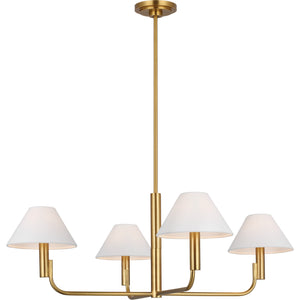 Colfax Mediium Chandelier Aged Iron - Visual Comfort Ceiling Lights